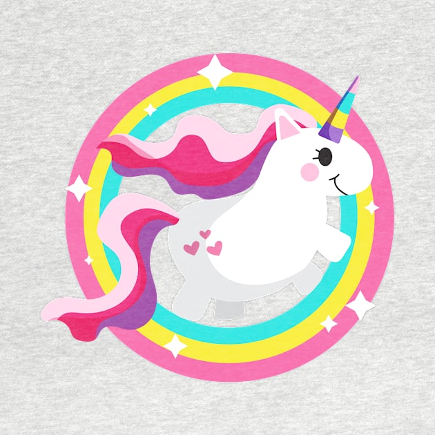 Funny Unicorn Girls Women Kids by macshoptee